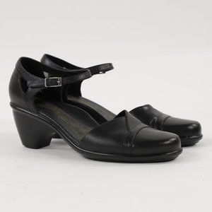 Dansko Roxy Ankle Strap Pumps D'Orsay Heel Cap Toe
